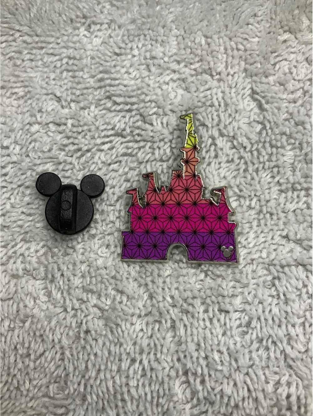 Geometric Cinderella Castle Hidden Disney Pin